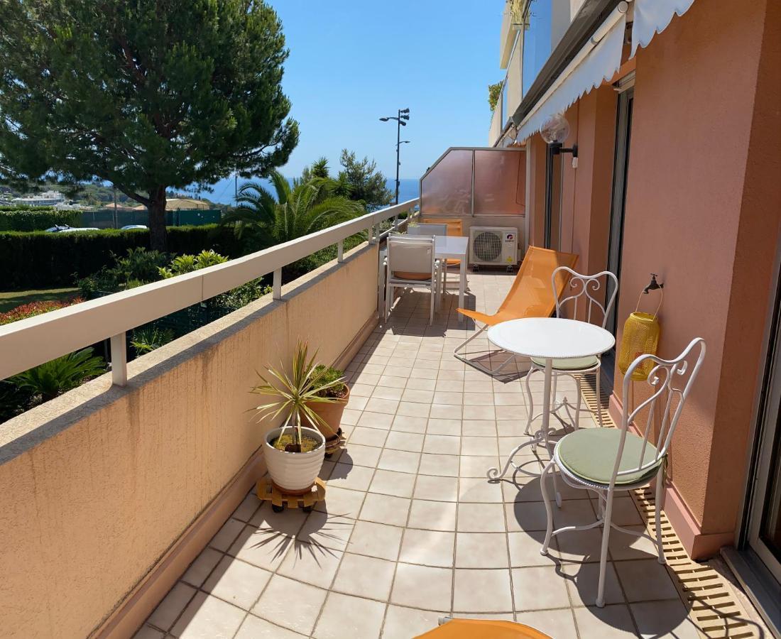 Superbe 2P Vue Mer, Ensoleille, Piscine Apartment Roquebrune-Cap-Martin Exterior photo